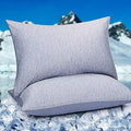 HOMFINE Cooling Pillowcases for Hot Sleepers Queen Size Set of 2 by HOMFINE