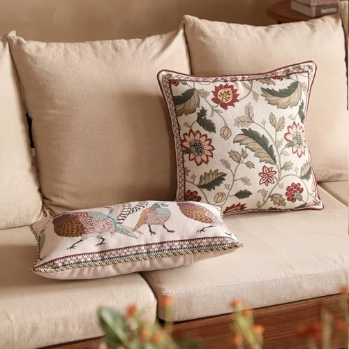 ISAENNE Designer Linen Square Throw Pillow Cover - Image 7