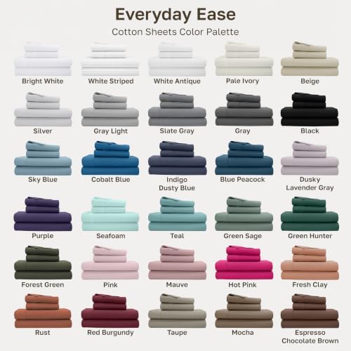 California Design Den Soft 100% Cotton 400 Thread Count Sheets Queen - Image 7