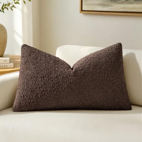 MIULEE Textured Boucle Lumbar Pillow Cover by MIULEE