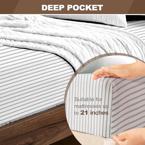 FreshCulture Twin XL Fitted Sheet Only - Image 4