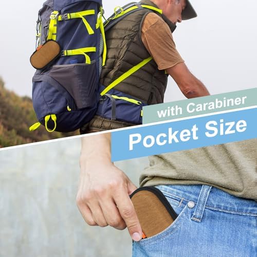 Mini Oval Earbud Case, Hard Shell Carrying Pouch Bag - Image 5