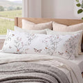 Bedorm 20 x 54 Body Pillow Cover Cotton Body Pillow Case Butterflies Botanical by Bedorm