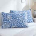Bedorm King Size Pillow Cases Set of 2 Paisley Floral Pillow Covers Soft & by Bedorm