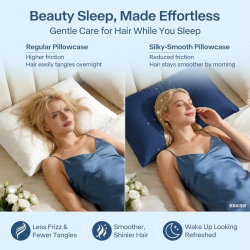 Luxury Cooling Pillowcases King Size 2 Pack, Q-Max>0.4 Cool Touch - Image 3