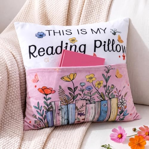 18 x 18 Inch This is My Reading Pillow Pocket Pillow by Unknown
