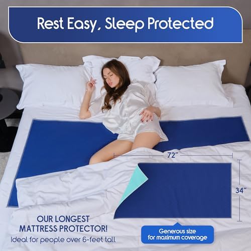 Inspire Waterproof Washable Mattress Pad, Quilted and Dark Colored to Hide - Image 2