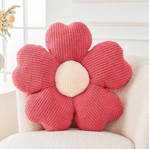 Kcvvcr Flower Throw Pillow, Cute Flower Shaped Pillow Decorative Throw Pillow by Kcvvcr