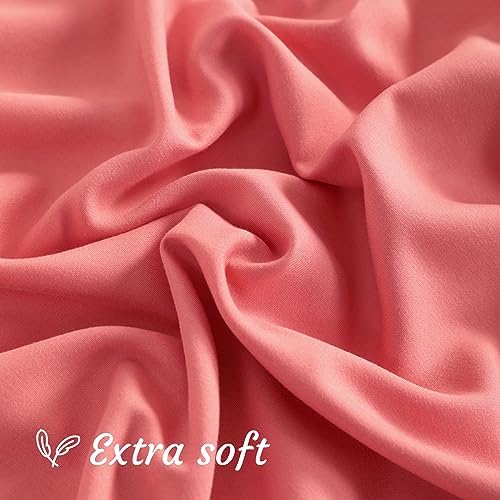 NTBAY Toddler Microfiber Pillowcases, Coral Pink - Image 5