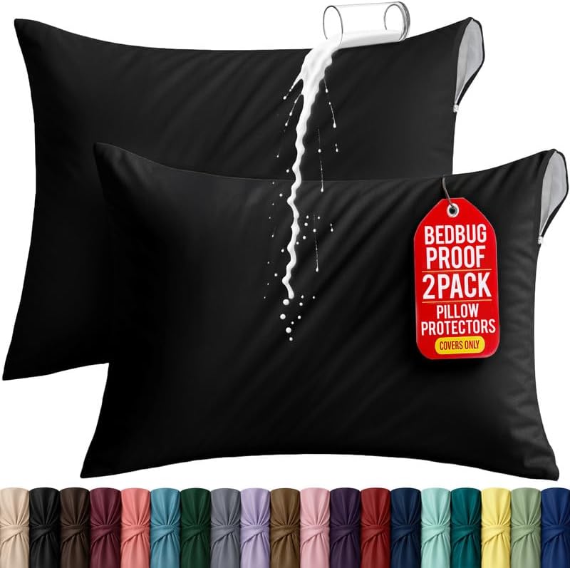 Set of 2 Pillow Protectors by UTOPIABEDDING