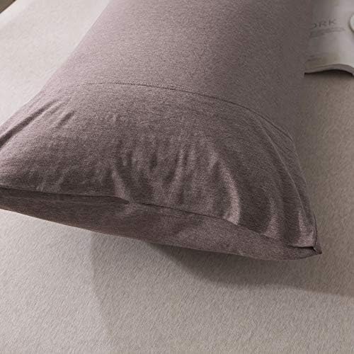 H HOUSEHOLD 100% Jersey Knit Cotton Body Size Pillowcases Set of 1, Super Soft - Image 4