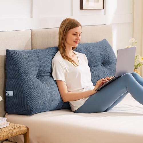IASEAHK Headboard Pillow King, Wedge Pillow Headboard by IASEAHK