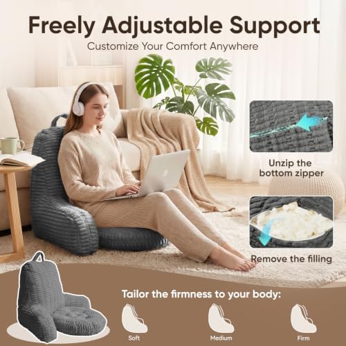 21"H Large Reading Pillow, Backrest Pillow - Image 5