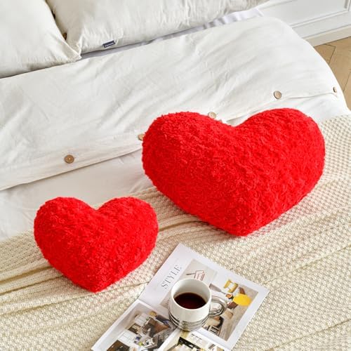 Heart Pillow, Soft Heart Shaped Pillow - Image 4