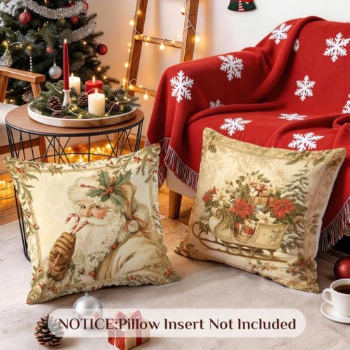 18x18 Throw Pillow Covers Square Cushion Cases Decorative Set of 4 - Image 5