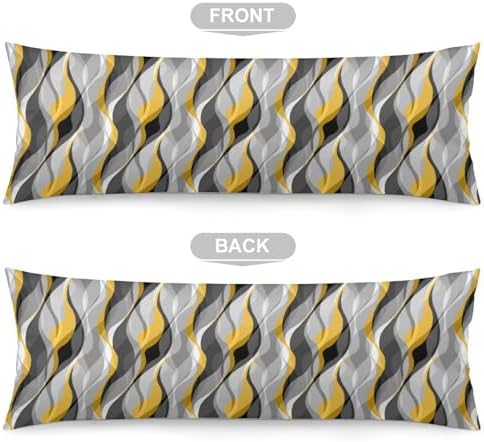 Modern Geometric Lines Body Pillow Cover Pillowcase - Image 3