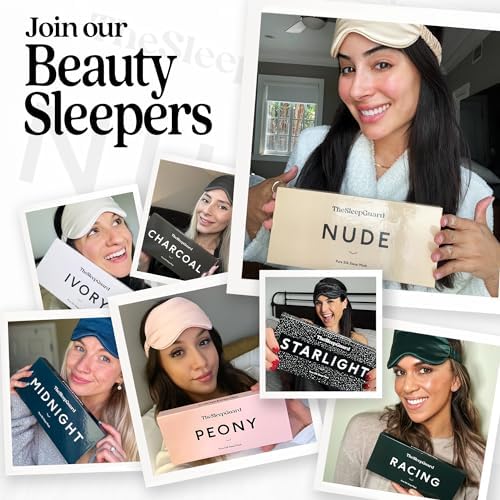 TheSleepGuard Pure Silk Sleep Mask Light Blocking Travel Essentials. Eye Masks - Image 7