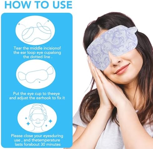 XPCARE 48 Pack Steam Eye Mask Disposable - Image 6