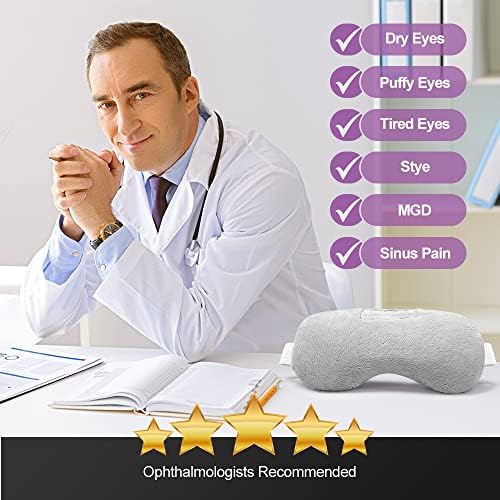 Umisleep Lavender Eye Mask, Weighted Heated Sleep Mask - Image 2