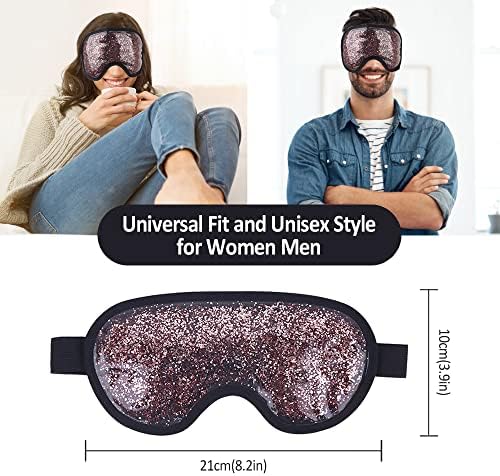 NEWGO Cooling Eye Mask for After Surgery, Gel Face Ice Pack - Image 4