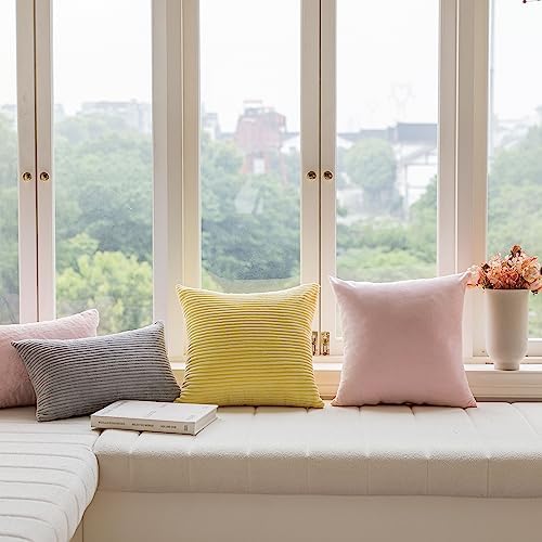 Home Brilliant Yellow Pillow Covers 12x20 Lumbar Pillows Summer Decoration - Image 6