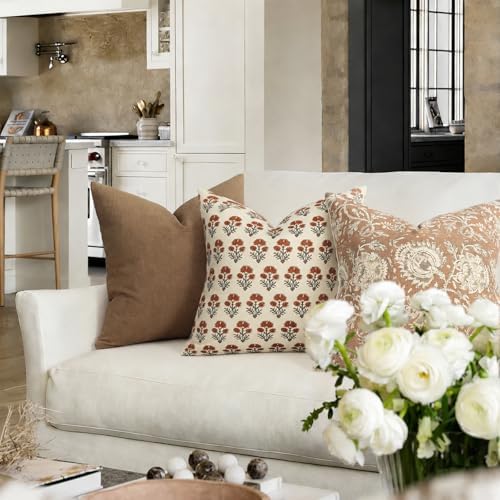 Farmhouse Floral Pillow Covers 12x20 Set of 2, Country Botanical Throw Pillow - Image 4