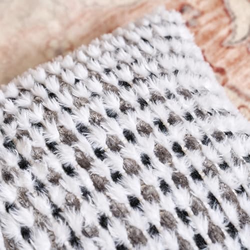 Aeckself Boho Chenille Tufted Pillow Cover 18x18 Inch, Decorative Square Throw - Image 6