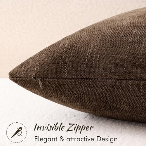 decorUhome Chenille Decorative Throw Pillow Covers 26x26 Set of 2 - Image 3