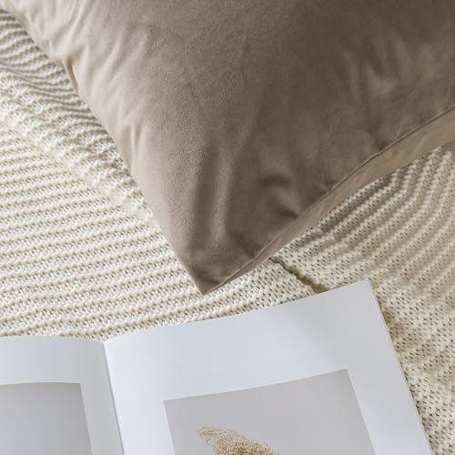 H HOUSEHOLD Set of 2 Velvet King Size Pillowcase, Soft and Cozy Luxury Fuzzy - Image 4