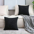 Home Brilliant Striped Velvet Cushion Cover by HomeBrilliant