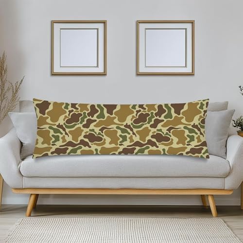 Camouflage Body Pillow Cover 20x54 Long Pillow Case - Image 3