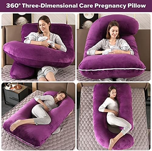 Elover U Shaped Pregnancy Pillow, Full Body Maternity Support - Image 4