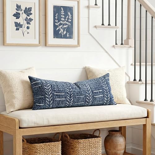 BlissBlush Decorative Long Lumbar Pillow Cover 14x36 - Image 6