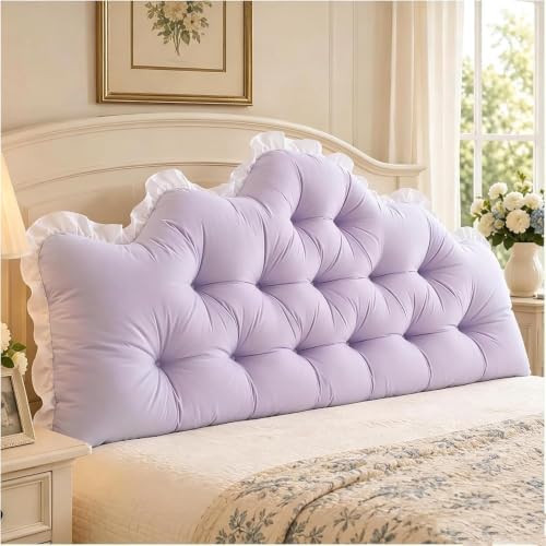 College Dorm Bed Bolster Pillow Long Reading Rectangular Headboard Pillow by Unknown