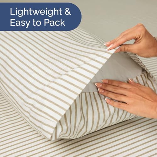 Short Queen Size 4 Piece Bed Sheet Set - Image 5