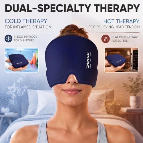 ONLYCARE Migraine Relief Cap, Headache Relief Cold Cap - Image 2