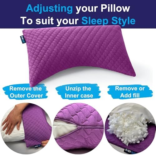 Sidney Sleep Adjustable Curved Pillows - Image 3