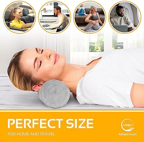 AllSett Health 2 Pack Neck Roll Cervical Pillow - Image 4