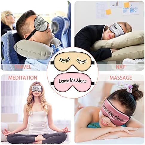 Geyoga 8 Pack Silk Funny Sleep Masks - Image 4