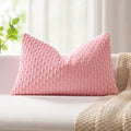 Kevin Textile Soft Corduroy 12"x24" Lumbar Pillow Cover 1 Pack by KevinTextile