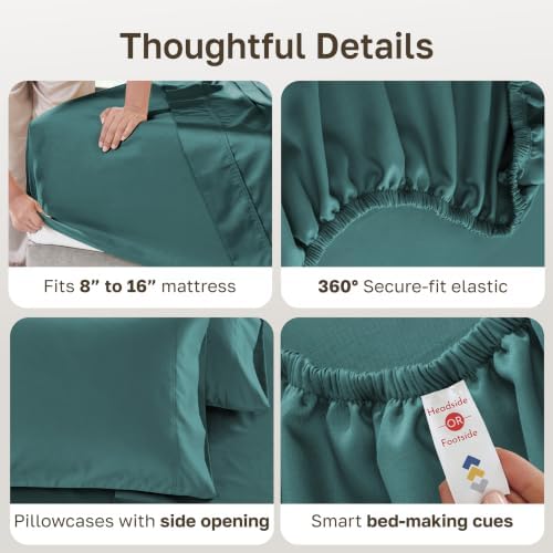 California Design Den Luxury 600 Thread Count Full Size Sheet Sets - Image 5