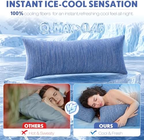 Tudomro 2 Pack Cooling Body Pillow Cases - Image 4