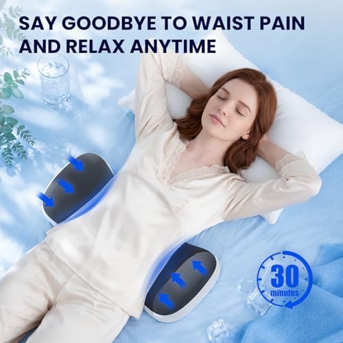 Lumbar Support Pillow for Bed, Memory Foam Pillow for Back Pain Relief - Image 6