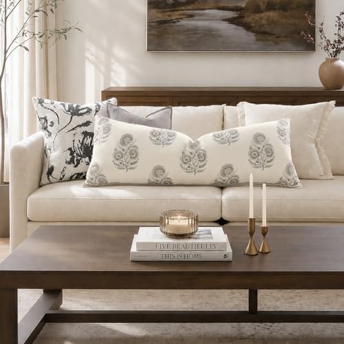 Vintage Floral 12x24 Lumbar Pillow Cover - Image 5