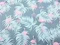 TAOSON Cotton Body Pillow Cover, Dark Grey Flamingos by TAOSON