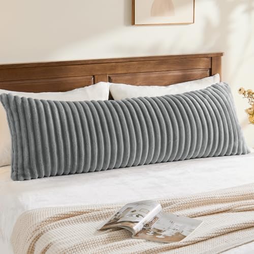 BEDELITE Fluffy Striped Body Pillow Cover by BEDELITE