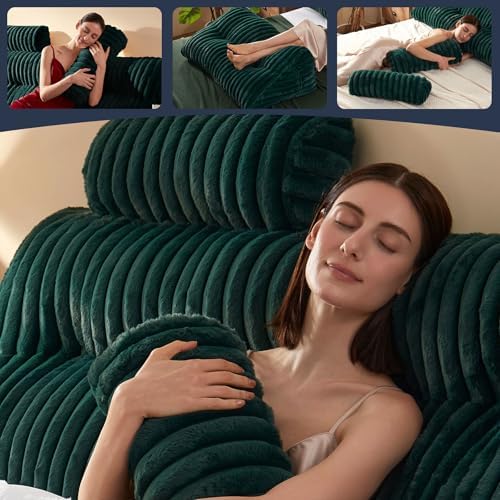 Rycwola Faux Fur Headboard Pillow - Image 3
