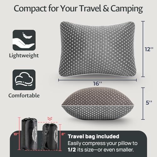 Adjustable Small Cooling Memory Foam Pillow - Image 2
