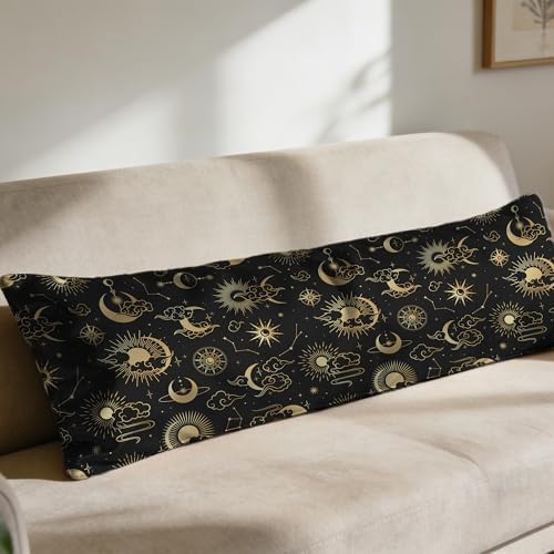 Body Pillow Cover, Moons and Stars Body Pillow - Image 7