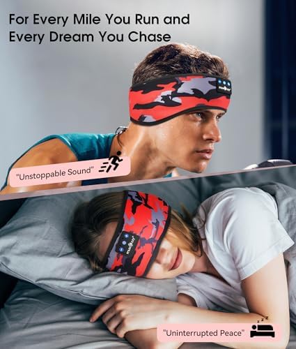 MUSICOZY Bluetooth 5.4 Sleep Headphones Headband Sports Wireless Audio - Image 2